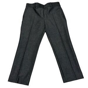 Ann Taylor The Ankle in Devin Fit Dark Gray Cropped Office Career Pant Size 8P